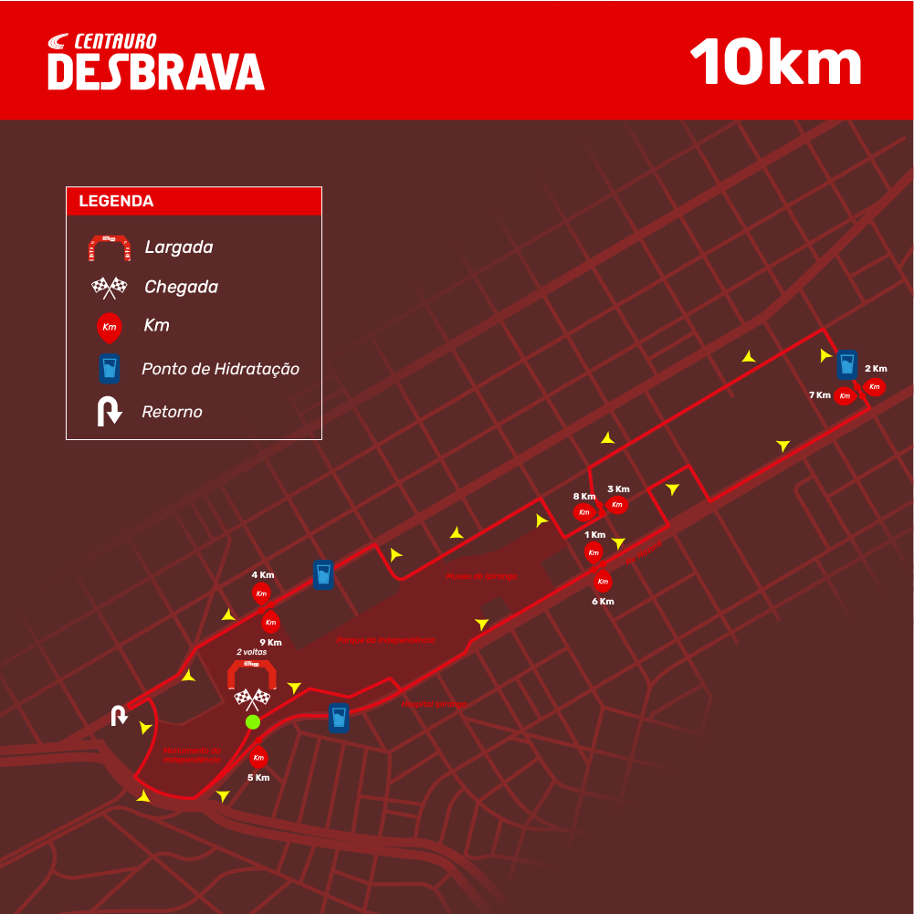 Mapa 02 de CIRCUITO DESBRAVA - SÃO PAULO 2026