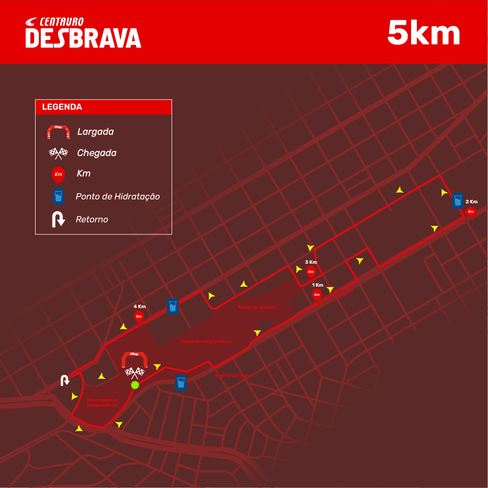 Mapa 01 de CIRCUITO DESBRAVA - SÃO PAULO 2026